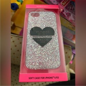 Victoria's Secret Silver Glitter iPhone 5/5S Case